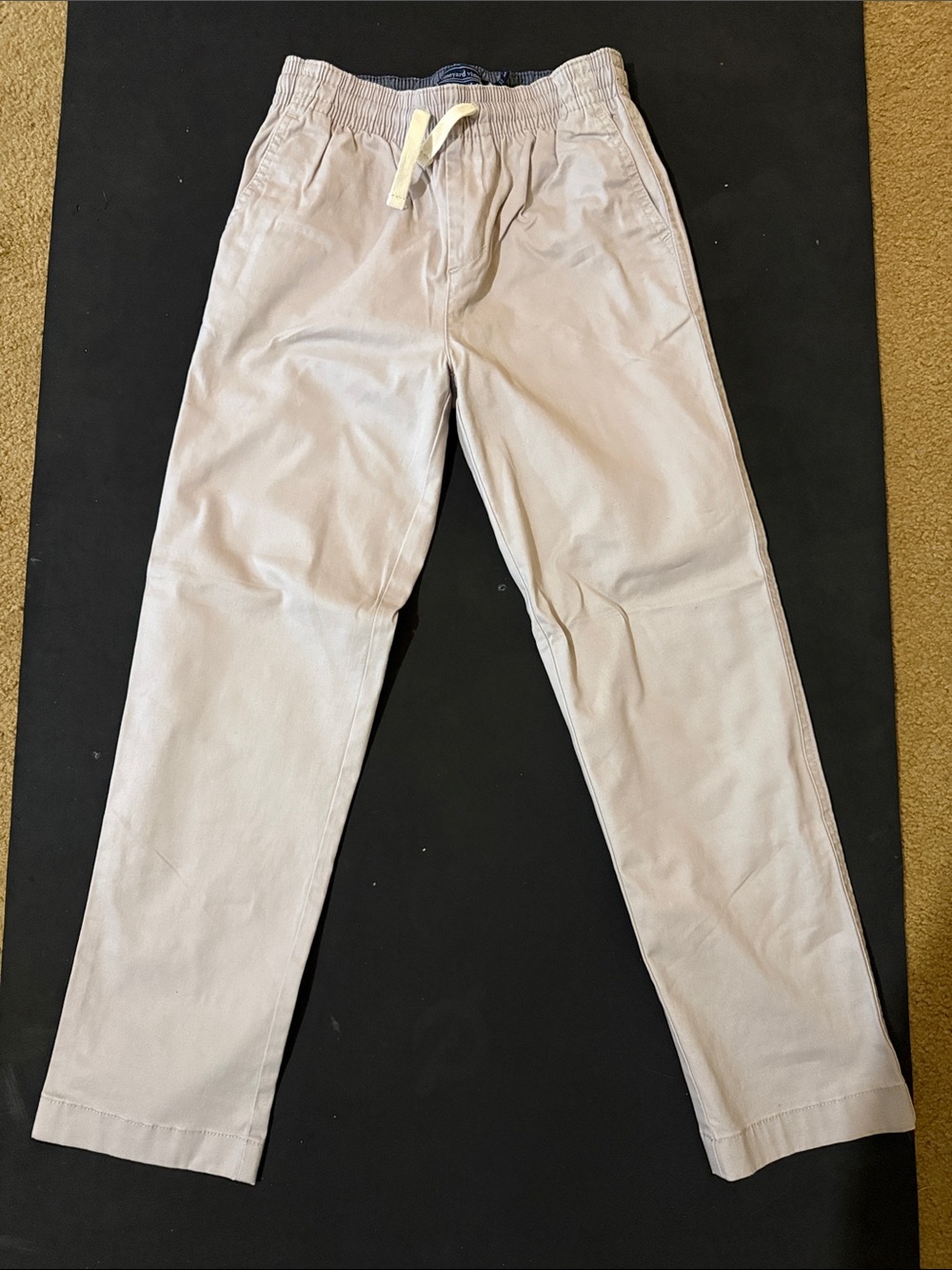 Vineyard Vines Light Gray Drawstring Chinos